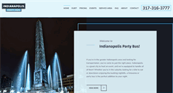 Desktop Screenshot of indianapolispartybus.net